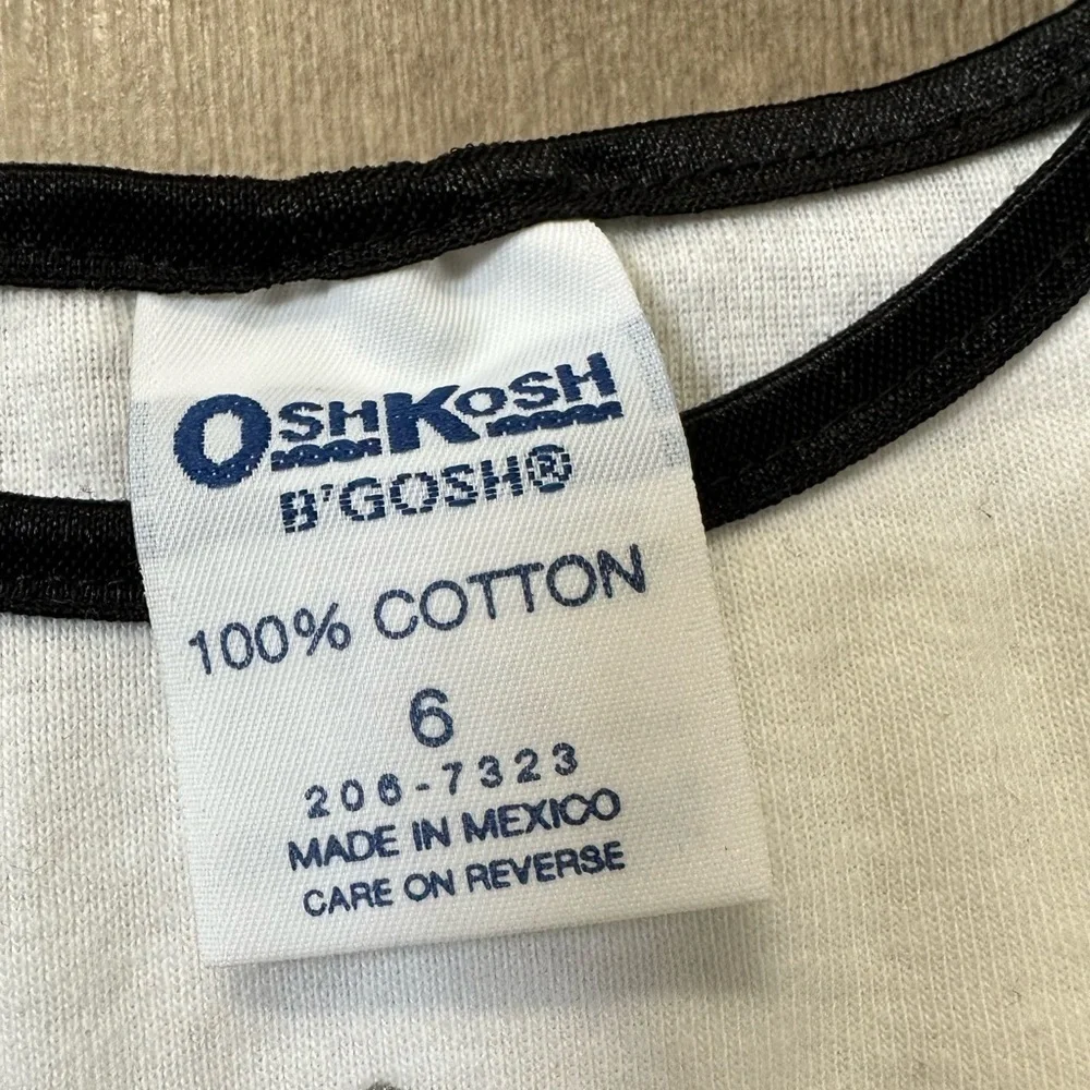 Vintage 90s/Y2K NEW OshKosh B'gosh Girl’s Graphic Long Sleeve Shirt